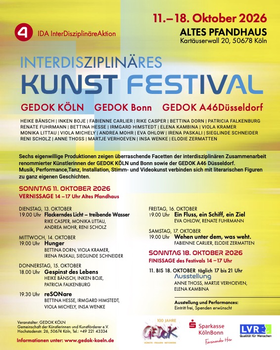 Einladung IDA Interdisziplinäres Kunst Festival